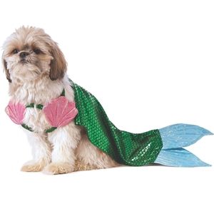 Rubie's Green and Pink Mermaid Dog Costume